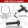 nibbi Nibbi Throttle Assembly Set, 7/8' Grips 22mm Twist Throttle