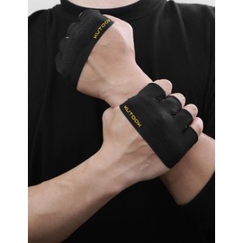 KUTOOK Glove Gym Fitness Training Weight Lifting Gloves Unisex black-XS