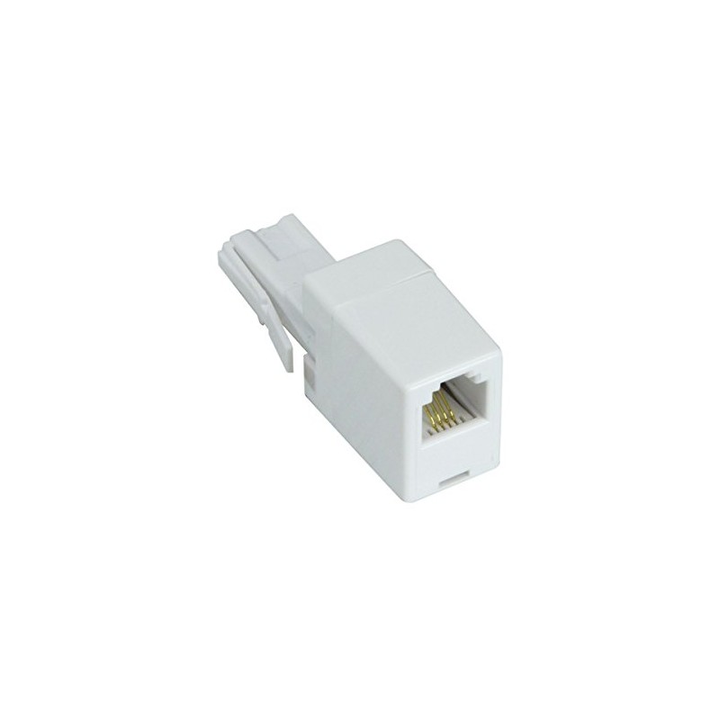 UK/US Adaptor to Convert a US RJ11 Plug into a