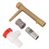 Quick Coupler Valve Key G3/4 Brass Efficient Garden Hose Underground