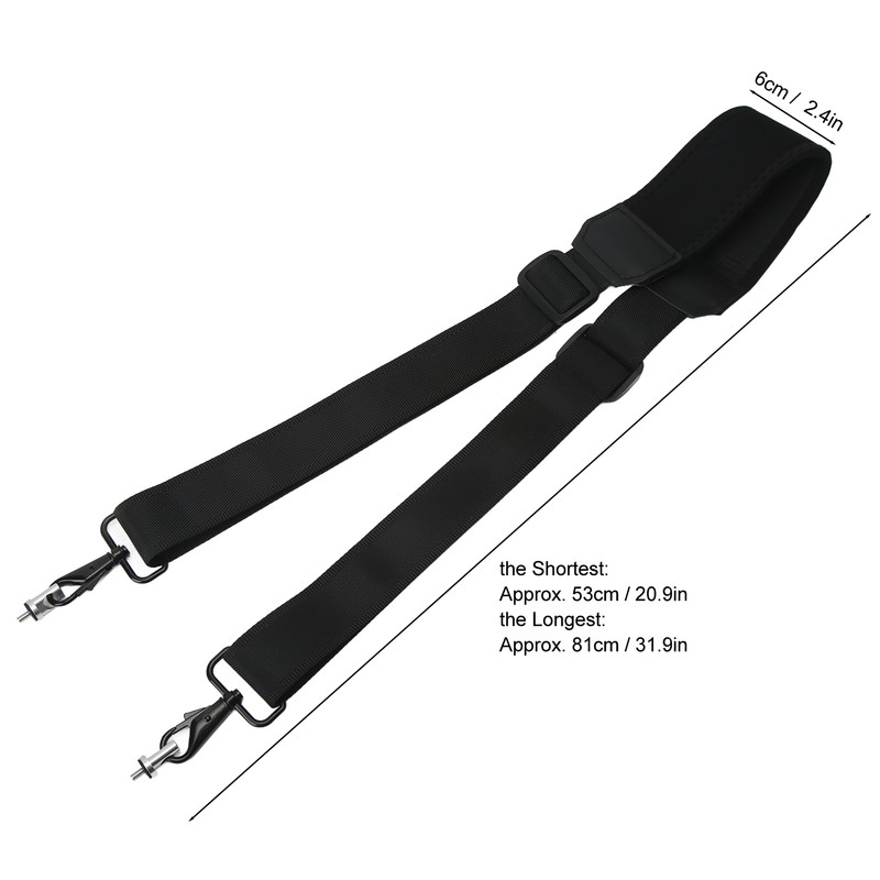 Drone Controller Lanyard Nylon Cloth Aluminum Alloy Black Shoulder Use