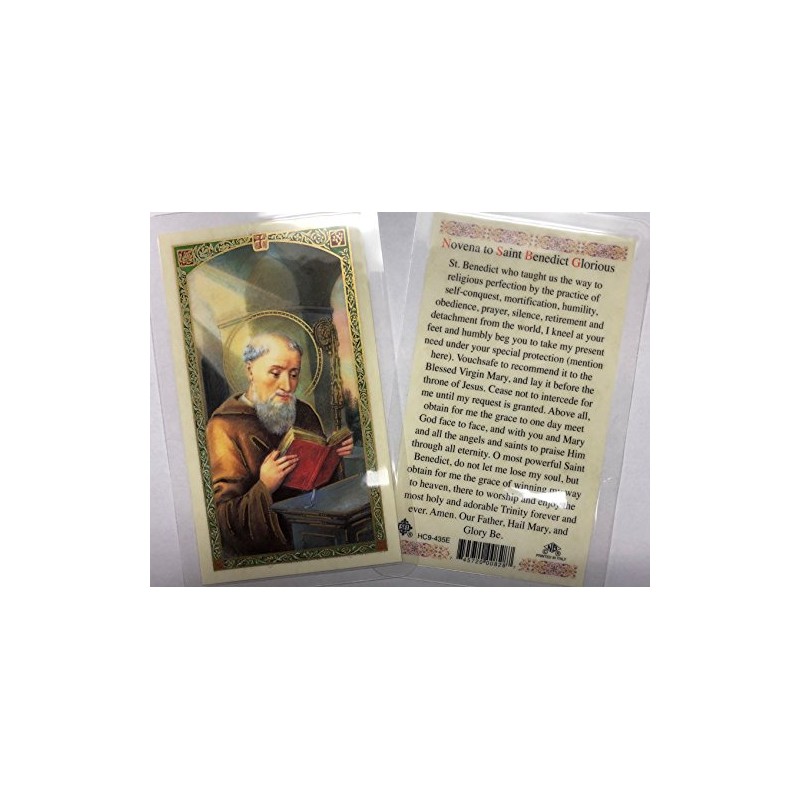 Holy Prayer Cards For the Novena to Saint Benedict Glorious