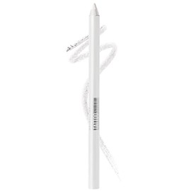 Maybelline New York - Lápiz delineador de ojos Tattoostudio, resistente al agua, de larga duración, blanco pulido, 0.04 onzas