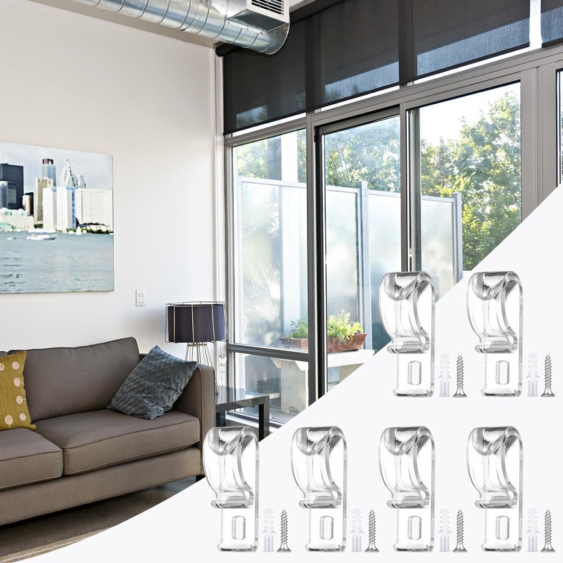 Barydat 20 Sets Roller Shade Clear Safety Chain and Cord