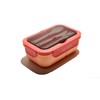 Muitomas, Lunchbox 1100 ml, Lunchbox mit Besteck und drei Innenfächern,
