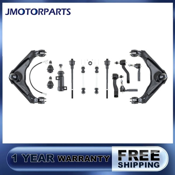 jmotorparts Set Front Upper Control Arms Ball Joint For Chevy