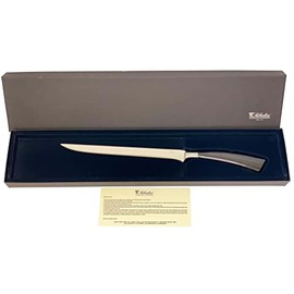 Coltelleria Saladini Stainless Steel Fillet Knife with Buffalo Horn Handle, 6-Inch
