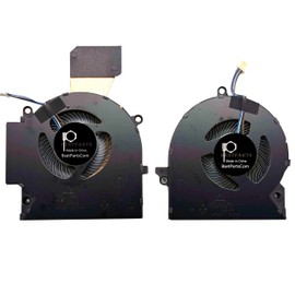 BestParts New CPU+GPU Cooling Fan Replacement for HP OMEN 16-b 16-c Laptop (Only fits RTX3060 RTX3070 Series), P/N: M75487-001 M75488-001 TPN-Q265 TPN-Q267 (Only fits 12V Fan