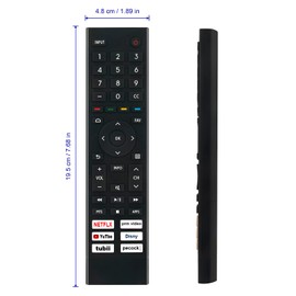VINABTY ERF3J80H Replacement Remote Control ERF3Z80H IR Remote Control Replacement for Hisense Smart TV ERF3J80H ERF3Z80H 43A6HG 65UG68G 55U68G 50U68G 75U68G 65U78G Remote Controller