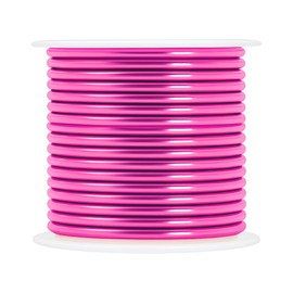 Mandala Crafts 14 Gauge Anodized Aluminum Craft Wire for Jewelry Making – 330 FT Colored Flexible Silver Lavender Purple Pink Ice Blue Turquoise Wire - Bendable for Bonsai Armature Crafting Sculpting