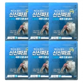 Shinshin Pape Cool 5-pack quick, strong adhesion pad patch compress pack 6