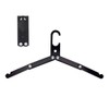 prendre PR-ALUMIHANGER-BK Aluminum Alloy Folding Hanger, Compact, Portable, Portable, Laundry