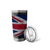 Retro Vintage Royal United Kingdom Flag, UK Flag Graphic Stainless