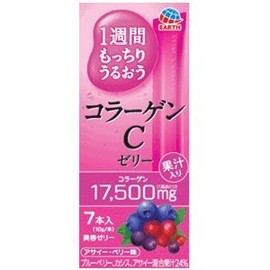 【アース製薬】1週間もっちりうるおう コラーゲンCゼリー 70g(10g×7本入)×3個