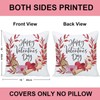 EZVING 16 x 16 Valentines Day Red Pillow Covers Two