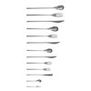Fortessa Dragonfly 18/10 Stainless Steel Flatware Espresso Spoon, 4.1-Inch, Set