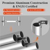 Adjustable Retractable Telescopic Collapsible Telescoping Ladder Extension - 10.5 FT