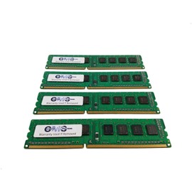 CMS 32GB (4X8GB) DDR3 12800 1600MHz Non ECC DIMM Memory Ram Upgrade Compatible with HP/Compaq® Workstation Z220 CMT/Sff Intel Core C216 - C7