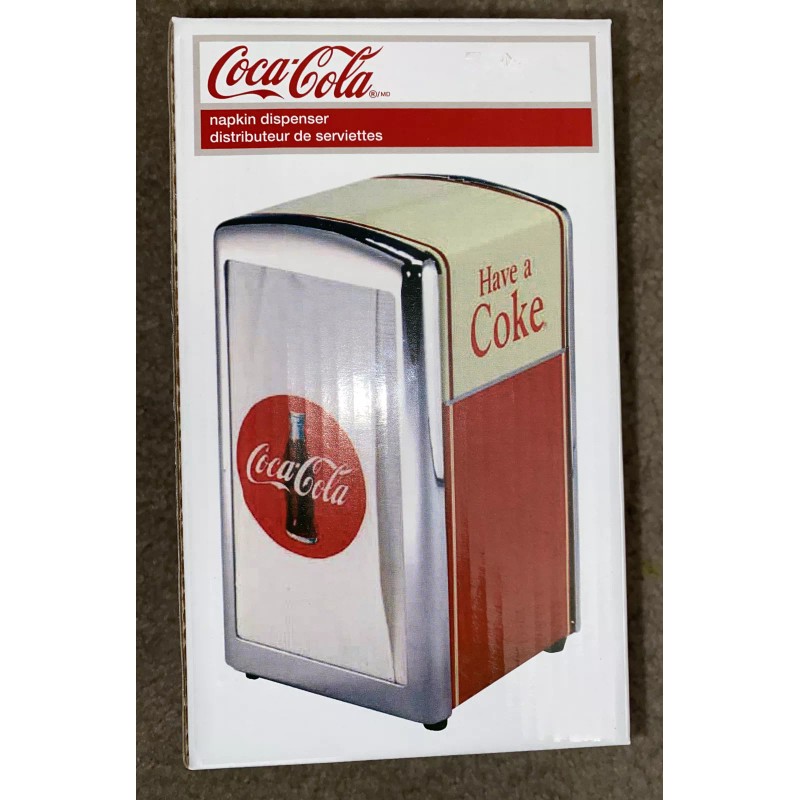 TableCraft Coca-Cola / Coke "Have a Coke" Napkin Dispenser /