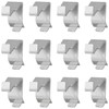 jojofuny Cabinet Shelf Clips Heavy Duty Metal Shelf Supports Adjustable