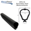 RecPro RV Secondary Slide-in Seal 3/4" Bulb Fits 1/4" Slot