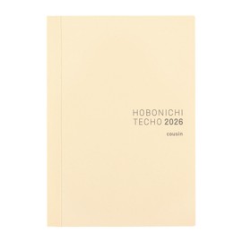 Hobonichi Techo 2026 Cousin Book – A5, Japanese, Daily, Weekly, Jan Start, Mon Start, Planner