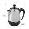 Farberware Electric Coffee Percolator, FCP240, Stainless Steel Basket, Automatic Keep