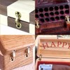 4pcs Copper Concealed Barrel Hinges, 10/12/14/16mm Heavy Duty Hinge Set,
