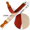 Grandslam Pro Natural Wooden Handle 420 Steel Straight Razor, 2