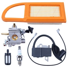 Mtanlo Carburetor Ignition Coil For Stihl BR500 BR550 BR600 Carb Blower For Zama C1Q S183, Carburetor Ignition Coil Air Filter Fuel Filter Spark Plug.
