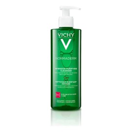 Vichy Normaderm Gel Limpiador Facial Hipoalergénico Ideal para Piel Mixta a Grasa, 400ml