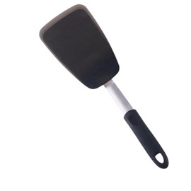 SAQI Silicone Spatula, 600F Heat Resistant - Perfect for Nonstick Cookware, Versatile BPA-Free Utensils for Easy Cooking, Large Flexible Kitchen Utensils Rubber Spatula for Egg, Pancake, Fish, Burger