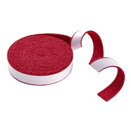 FakeFace 10 Metre Tennis Racket Badminton Racket Grip Tape Absorbent Towel Racket Non-Slip Towel Grip Wrap Overgrip for Badminton, Tennis and Squash (Red)