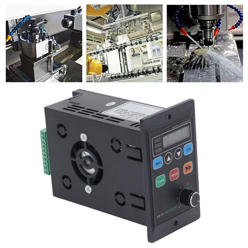 30W Frequency Converter LED Digital Mini Motor Inverter 1PH 176‑264V