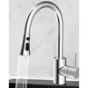 Hibbent Pull Down Kitchen Faucet Head Replacement, 3-Function NSF/ANSI/CAN 61