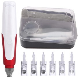 ALIWOD Mircroneedling Pen,Wireless Electric Micro Needle Machine Anti-Aging Skin Repair Care Tools Kit 36 Pins12 Pins Needle Cartridges Wrinkle Stretch Marks Scar N2