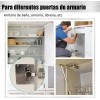 Placa Para Reparación De Herrajes Bisagras Gabinete 20pzs