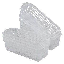 EudokkyNA 6 Unidades Cestas de Almacenaje, Cestas PequeñAs para OrganizacióN, Transparentes