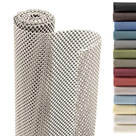 Smart Design Shelf Liner Premium Grip - (18 Inch x 8 Feet) - Drawer Cabinet Non Adhesive - Home & Kitchen [Taupe]
