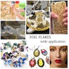 GORGECRAFT Gold Foil Flakes Metallic Foil Flakes Metal Gold Leaf