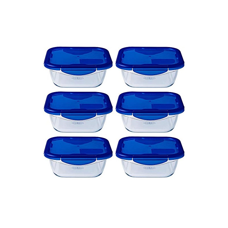 Pyrex Easy Wash Cook & Go Square Container with Lid