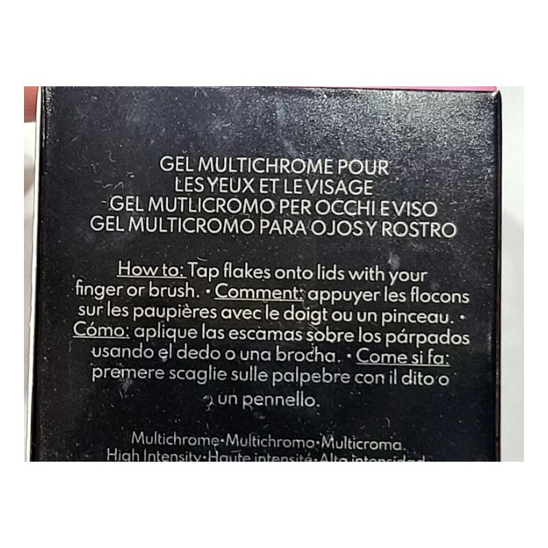 Danessa Myricks Infinite Chrome Flakes gel for eyes and face