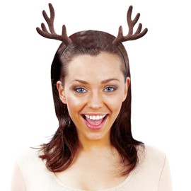 WIDMANN Reindeer Antlers on Headband, Multi-Coloured
