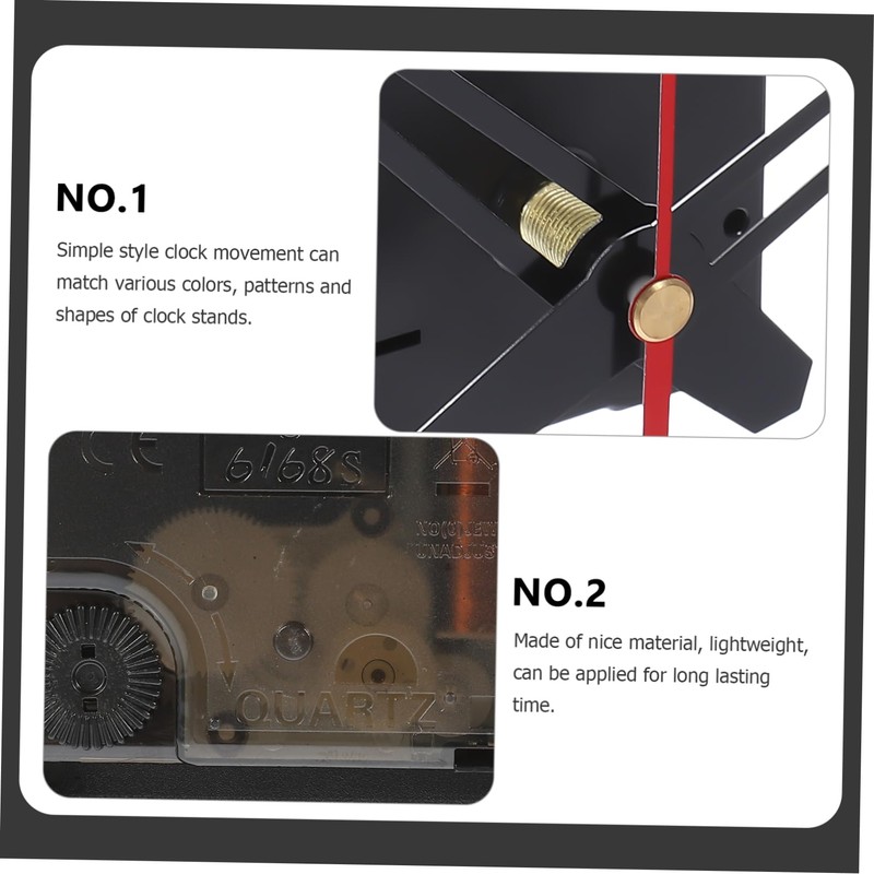 LALAFINA 1 Set Silent Clock Movement Mechanism DIY Clock Kit