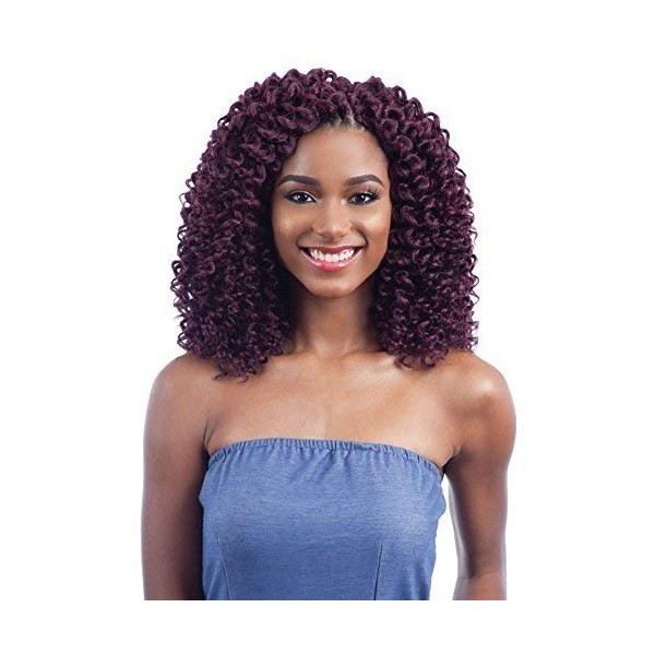 SOFT BABY CURL (6 Pack, 1 Jet Black) - FreeTress Synthetic Hair 2X Wand Curl Crochet Braid