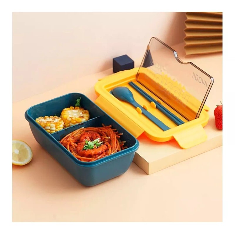 A+ Lunch Box Fiambrera Con Cubiertos