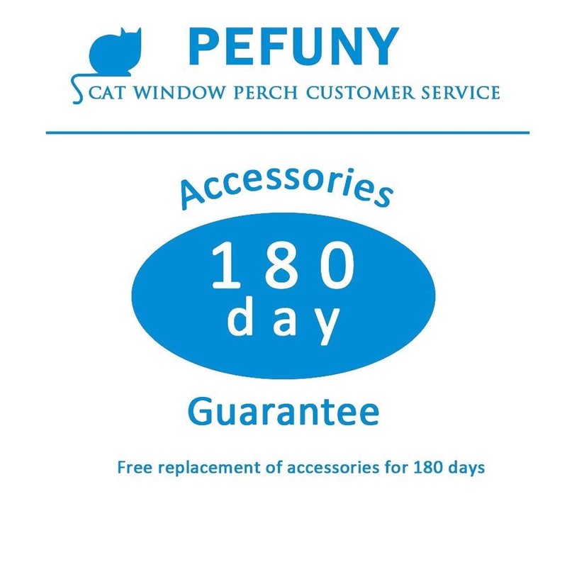 PEFUNY Cat Bed Window, Cat Window Hammock Window Perch, Safety