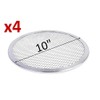 4X Pizza Screen Baking Tray Aluminium Mesh Net 10" to