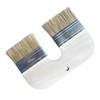 4-Inch Natural Bristle Limewash Brush – U-Shaped Double Bristle for