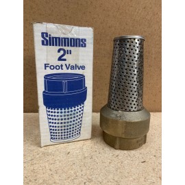 Simmons Foot Valve, Simmons 2" foot Valve pn#457-SB